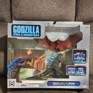 Godzilla and Rodan Action Figure Set